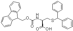 structure of CAS# 247595-29-5, S-(二苯基甲基)-N-[芴甲氧羰基]-L-半胱氨酸