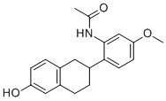 CAS 登录号：2477812-38-5, N-(2-(6-羟基-1,2,3,4-四氢萘-2-基)-5-甲氧基苯基)乙酰胺