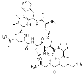 CAS 登录号：2480-41-3, 2-L-苯丙氨酸-8-L-鸟氨酸缩宫素