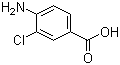 3-氯-4-氨基苯甲酸分子结构 (CAS 2486-71-7)