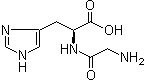 structure of CAS# 2489-13-6, Glycyl-L-histidine
