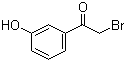 2-Bromo-3'-hydroxyacetophenone molecular structure (CAS 2491-37-4)