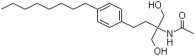 N-(1,1-Bis(hydroxymethyl)-3-(4-octylphenyl)propyl)acetamide molecular structure (CAS 249289-10-9)