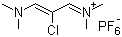 structure of CAS# 249561-98-6, 2-Chloro-1,3-bis(dimethylamino)trimethinium hexafluorophosphate