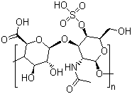 structure of CAS# 24967-93-9, 硫酸软骨素
