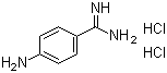 4-Aminobenzamidine dihydrochloride molecular structure (CAS 2498-50-2)