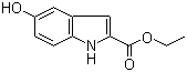 Ethyl 5-hydroxyindole-2-carboxylate molecular structure (CAS 24985-85-1)