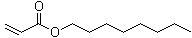 structure of CAS# 2499-59-4, Octyl acrylate