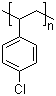 structure of CAS# 24991-47-7, 聚(4-氯苯乙烯)