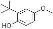 structure of CAS# 25013-16-5, Butylated hydroxyanisole