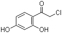 structure of CAS# 25015-92-3, 2-氯-1-(2,4-二羟基苯基)乙酮