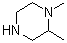 CAS # 25057-77-6, 1,2-Dimethylpiperazine