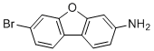 7-bromodibenzo[b,d]furan-3-amine molecular structure (CAS 25074-64-0)