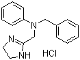 structure of CAS# 2508-72-7, Antazoline hydrochloride