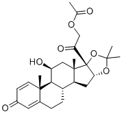 structure of CAS# 25092-25-5, Acetyldesonide