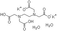 structure of CAS# 25102-12-9, 乙二胺四乙酸钾