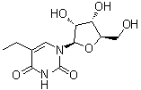 structure of CAS# 25110-76-3, 5-Ethyluridine