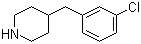 structure of CAS# 251107-31-0, 4-(3-Chlorobenzyl)piperidine