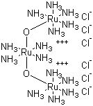 CAS 登录号：25125-46-6, 十四氨合六氯二氧化三钌