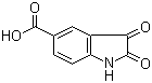 structure of CAS# 25128-32-9, 2,3-二氧代吲哚啉-5-甲酸