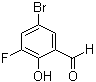 structure of CAS# 251300-28-4, 5-Bromo-3-fluoro-2-hydroxybenzaldehyde