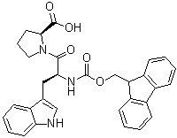CAS 登录号：251316-94-6, N-[(9H-芴-9-基甲氧基)羰基]-L-色氨酰-L-脯氨酸