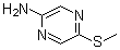 structure of CAS# 251549-38-9, 5-(Methylthio)-2-pyrazinamine