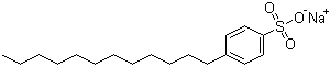 structure of CAS# 25155-30-0, Sodium dodecylbenzenesulphonate