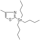 structure of CAS# 251635-59-3, 4-Methyl-2-tributylstannylthiazole