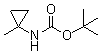 structure of CAS# 251661-01-5, tert-Butyl (1-methylcyclopropyl)carbamate
