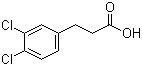 structure of CAS# 25173-68-6, 3-(3,4-Dichlorophenyl)propanoic acid