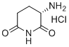 CAS 登录号：25181-50-4, (S)-3-氨基-哌啶-2,6-二酮盐酸盐