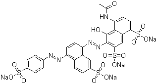 structure of CAS# 2519-30-4, 食品黑 1