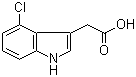 structure of CAS# 2519-61-1, 4-氯吲哚-3-乙酸
