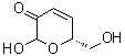 structure of CAS# 252006-38-5, (6R)-2-Hydroxy-6-(hydroxymethyl)-2H-pyran-3(6H)-one
