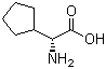 structure of CAS# 2521-86-0, D-环戊基甘氨酸