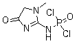 CAS # 25221-53-8, N-(4,5-Dihydro-1-methyl-4-oxo-1H-imidazol-2-yl)phosphoramidic dichloride, (4,5-Dihydro-1-methyl-4-oxo-1H-imidazol-2-yl)phosphoramidic dichloride