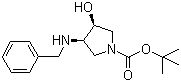 structure of CAS# 252574-03-1, (3S,4S)-N-Boc-3-(benzylamino)-4-hydroxypyrrolidine
