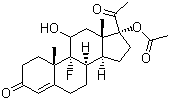 Flugestone 17-acetate molecular structure (CAS 2529-45-5)