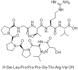 CAS # 252936-88-2, L-Seryl-L-leucyl-L-prolyl-L-prolyl-L-prolylglycyl-L-threonyl-L-arginyl-L-valine