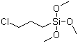 3-氯丙基三甲氧基硅烷分子结构 (CAS 2530-87-2)