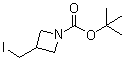 3-(碘甲基)吖丁啶-1-羧酸叔丁基酯分子结构 (CAS 253176-94-2)
