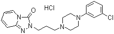 盐酸曲唑酮分子结构 (CAS 25332-39-2)