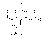 CAS # 2534-03-4, 2-Hydroxy-3,5-dinitrobenzyl alcohol alpha-nitrate 2-propionate