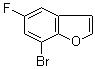 structure of CAS# 253429-19-5, 7-Bromo-5-fluorobenzofuran