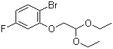 structure of CAS# 253429-30-0, 1-溴-2-(2,2-二乙氧基乙氧基)-4-氟苯