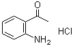2'-氨基苯乙酮盐酸盐分子结构 (CAS 25384-14-9)