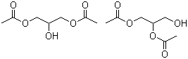 structure of CAS# 25395-31-7, Diacetin