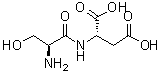 structure of CAS# 2543-31-9, L-Seryl-L-aspartic acid