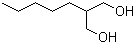 structure of CAS# 25462-23-1, 2-Pentylpropane-1,3-diol